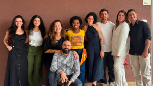 Equipe do documentário Ecos de 92