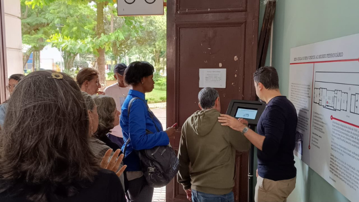 ​Projeto promove inclusão de pessoas surdas no Museu Ferroviário