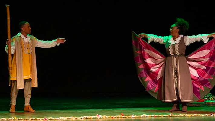 Teatro Paschoal recebe apresentação gratuita do espetáculo infantil “A fada, a flor e a princesa” neste domingo (12)